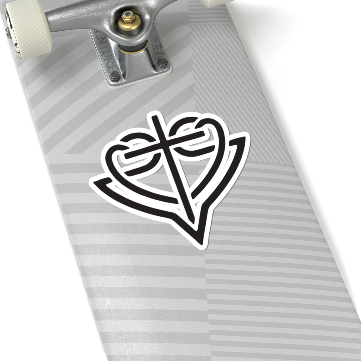 Black HopeStrong Sticker