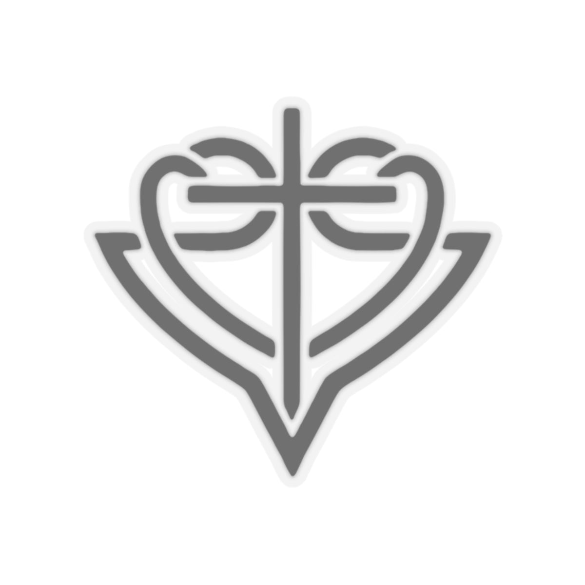 Black HopeStrong Sticker