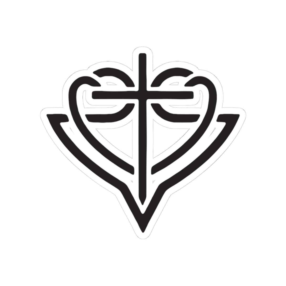 Black HopeStrong Sticker