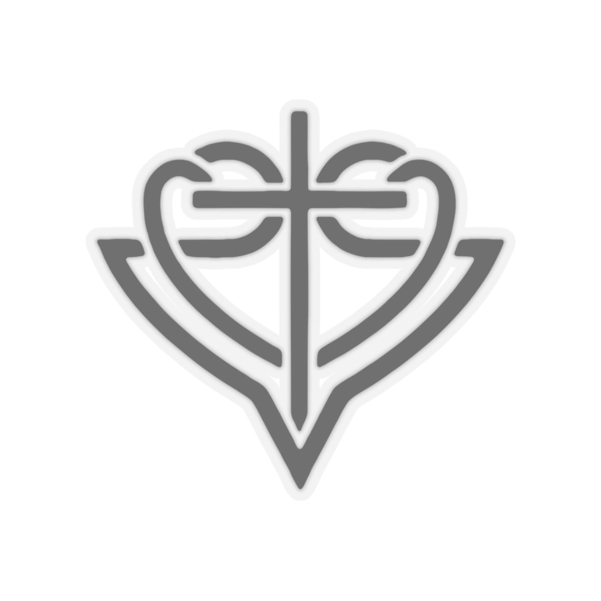 Black HopeStrong Sticker