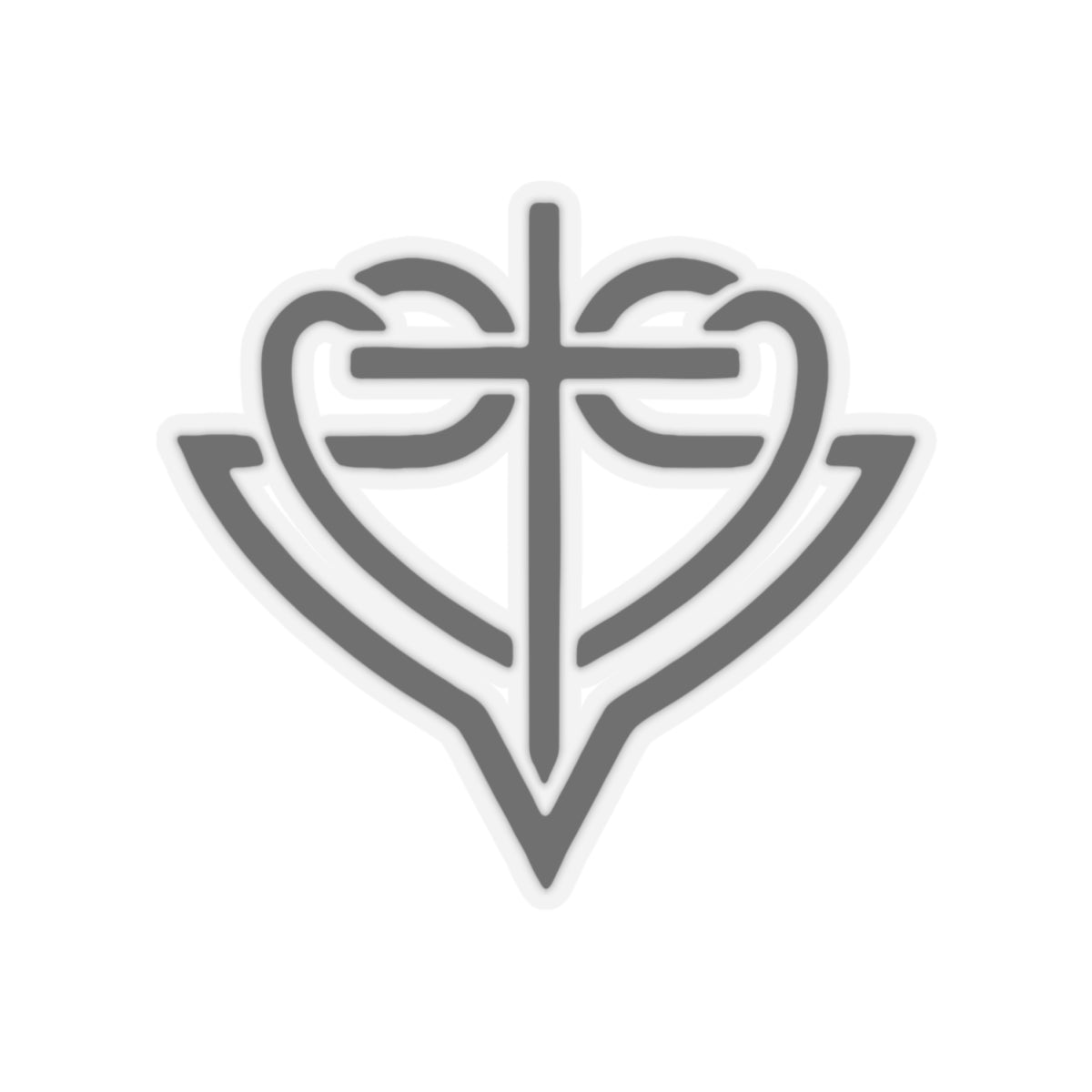 Black HopeStrong Sticker