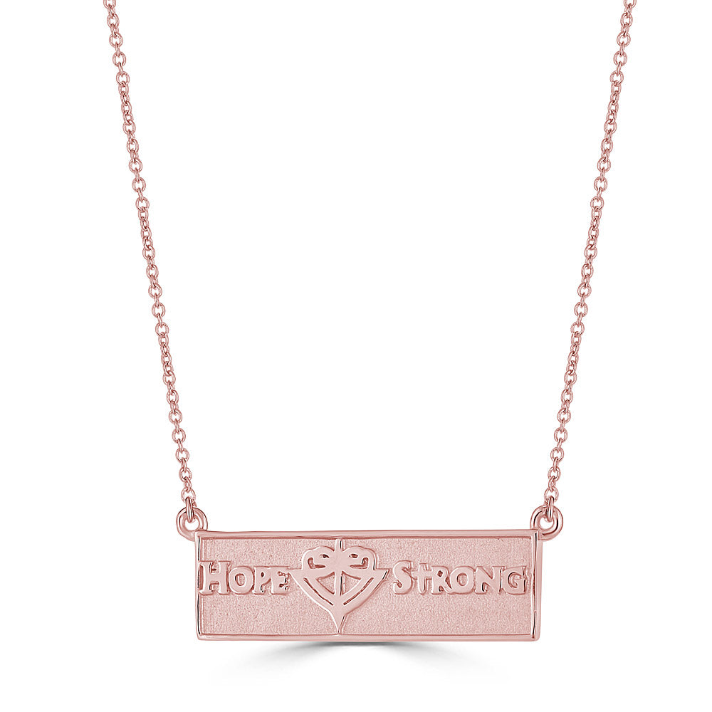 Reversible Horizontal Bar HopeStrong® Necklace