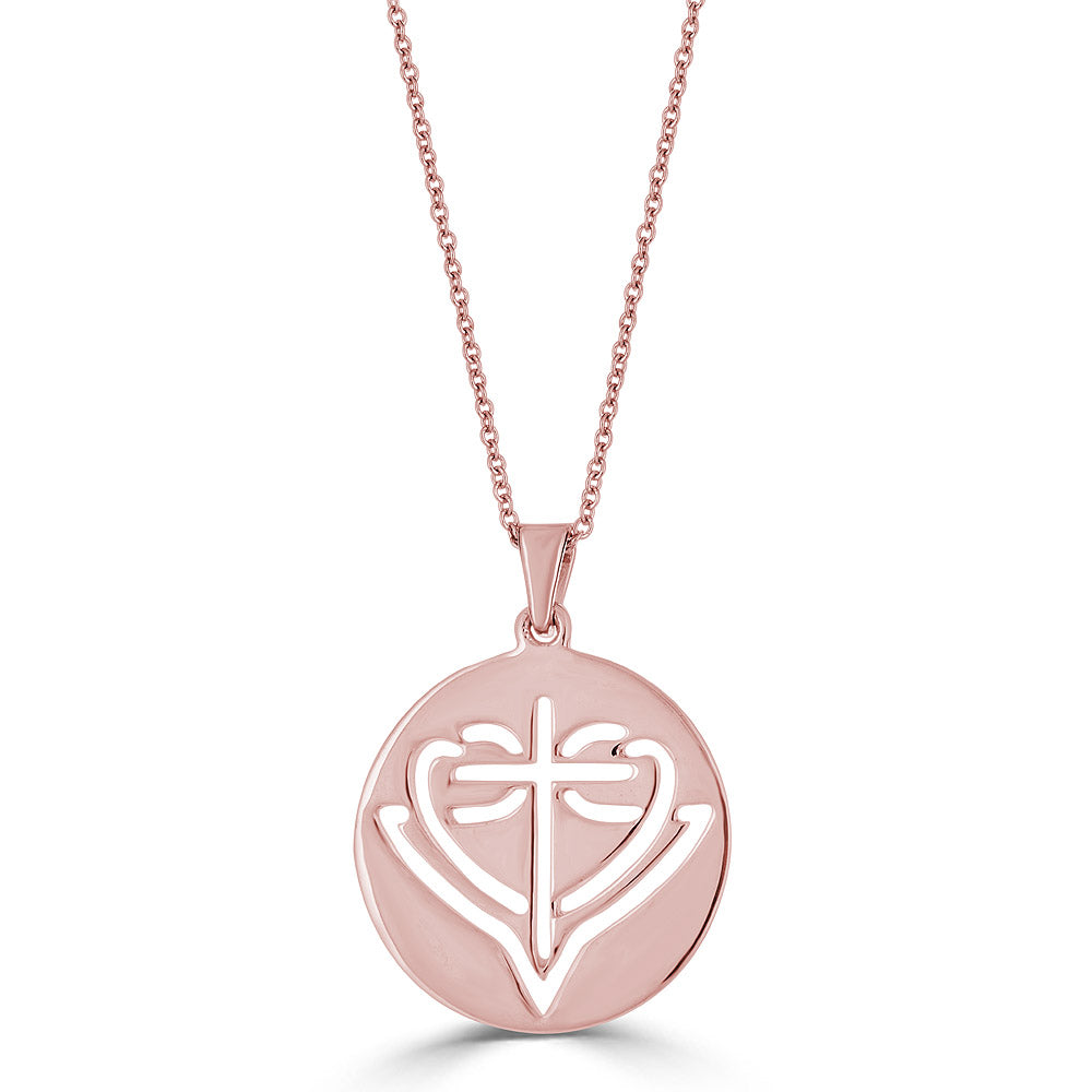 Round Cut-Out HopeStrong® Necklace