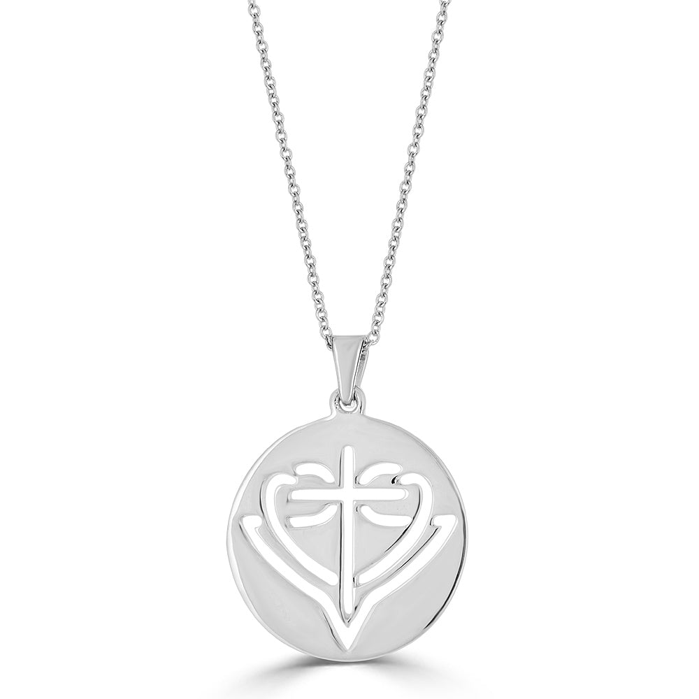 Round Cut-Out HopeStrong® Necklace