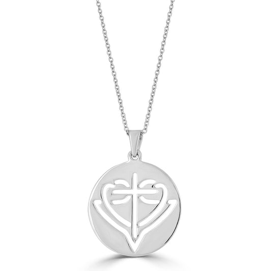 Round Cut-Out HopeStrong® Necklace