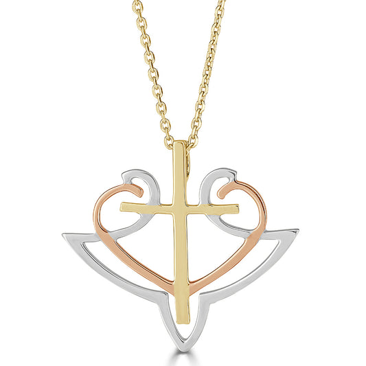 Classic 14KT Tri-tone HopeStrong® Necklace