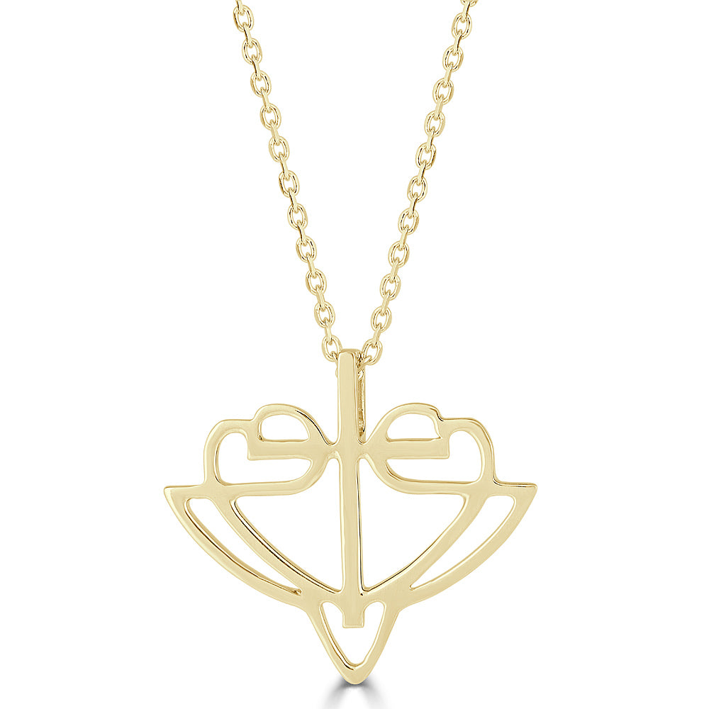 Classic Yellow Gold HopeStrong® Necklace 14KT