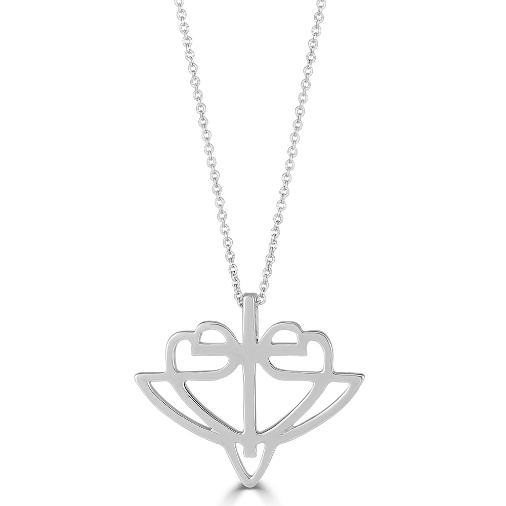 Classic White Gold HopeStrong® Necklace 14KT