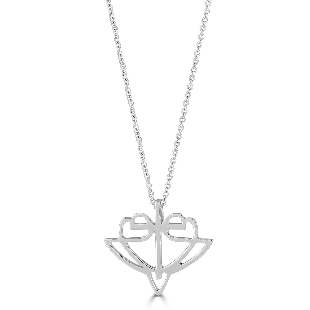 Classic White Gold HopeStrong® Necklace 14KT